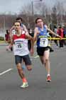 Conrad Franks (Gateshead) and Adrian Bailes (Birtley) senior mens Elswick Road Relays.